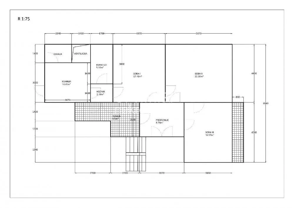 Sale, three bedroom apartment, 110m², Slavija, Vračar Sve Podlokacije