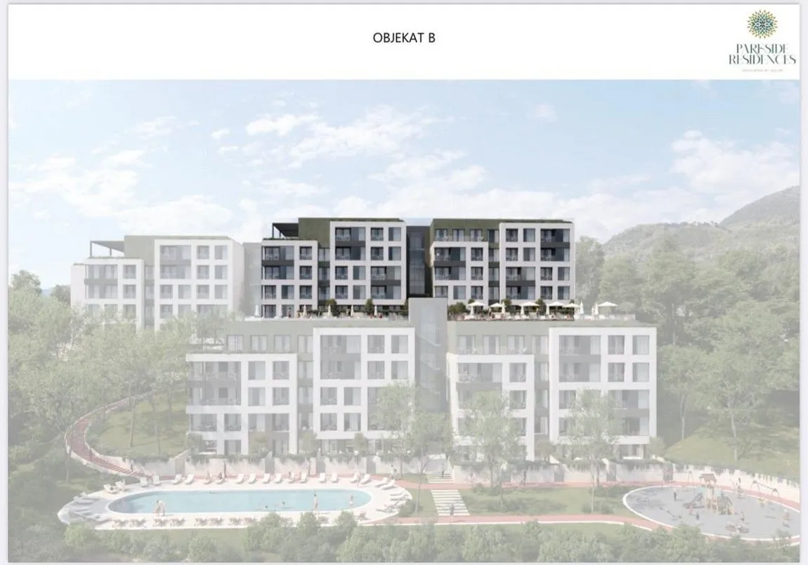 Prodaja, jednosoban stan, 45m², Mrčevac, Tivat