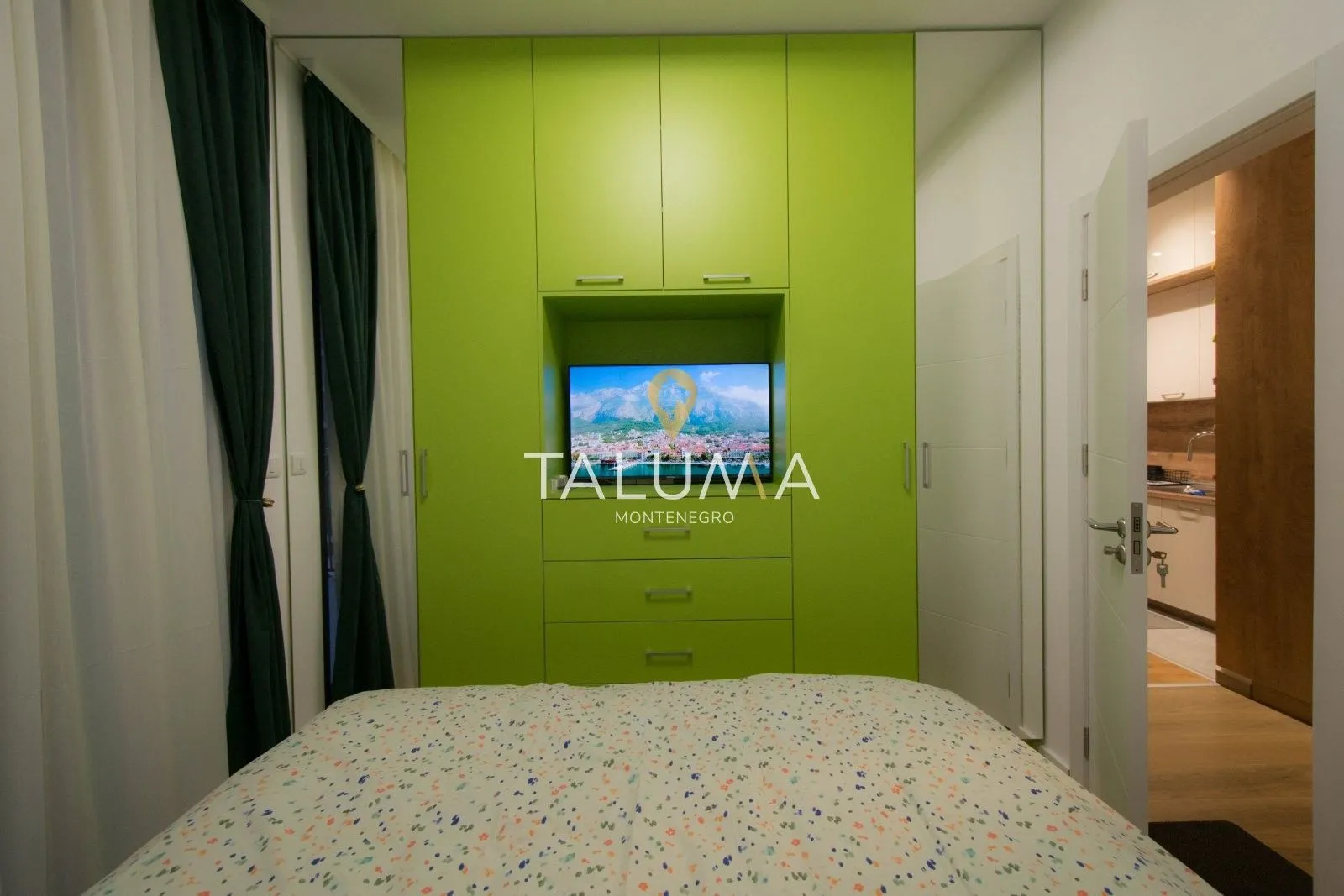 Rent, one bedroom apartment, 42m², Tološi, Podgorica