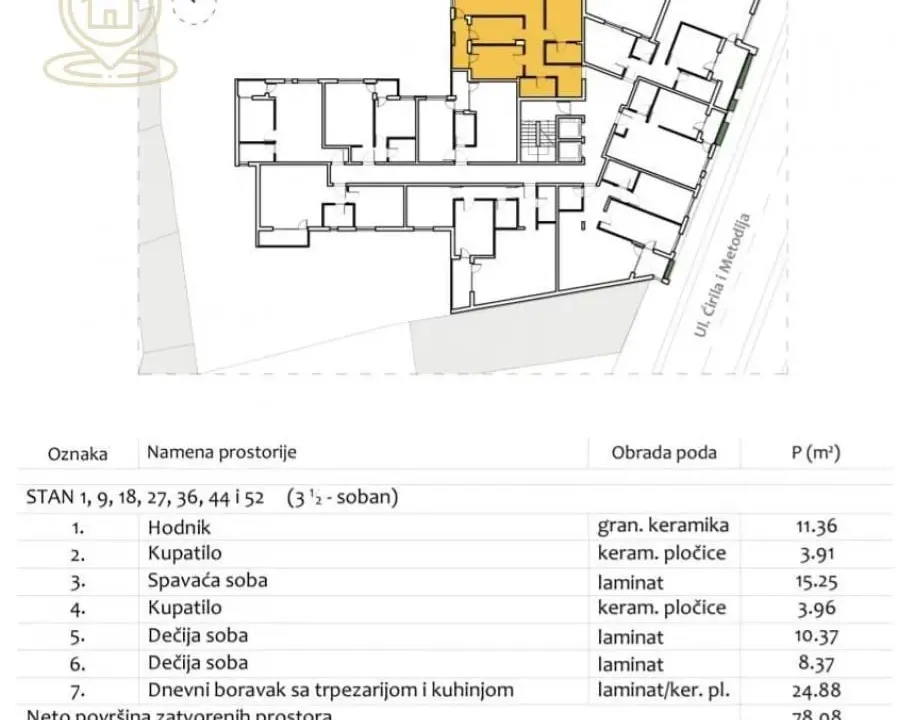 Prodaja, trosoban stan, 82m², Medijana, Niš