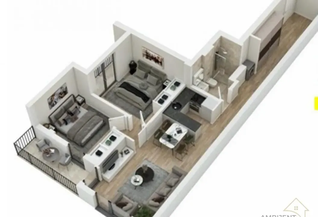 Sale, three bedroom apartment, 70m², Voždovac Sve Podlokacije, Beograd