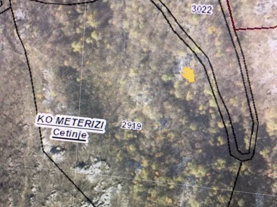 Prodaja, plac, 35825m², Cetinje, Crna Gora