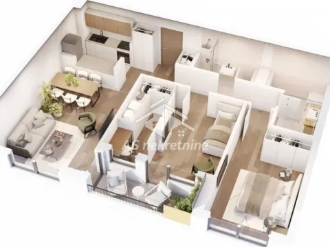 Sale, three bedroom apartment, 77m², Zvezdara Sve Podlokacije, Beograd - image 6