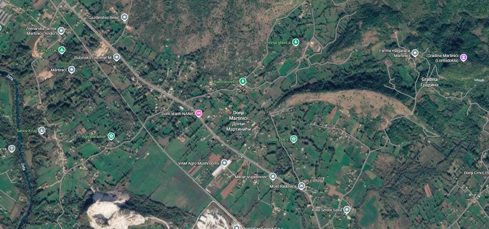 Prodaja, plac, 1000m², Martinići, Danilovgrad