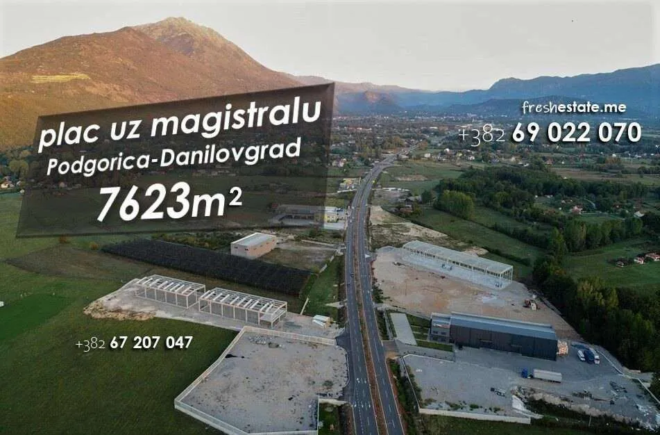 Prodaja, plac, 7623m², Danilovgrad, Crna Gora