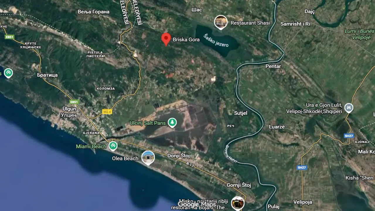 Prodaja, plac, 60000m², Briska Gora, Ulcinj