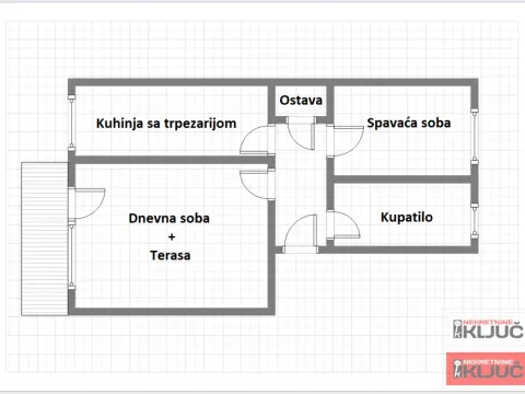 Prodaja, dvosoban stan, 48m², Podbara, Novi Sad Sve Podlokacije - image 13