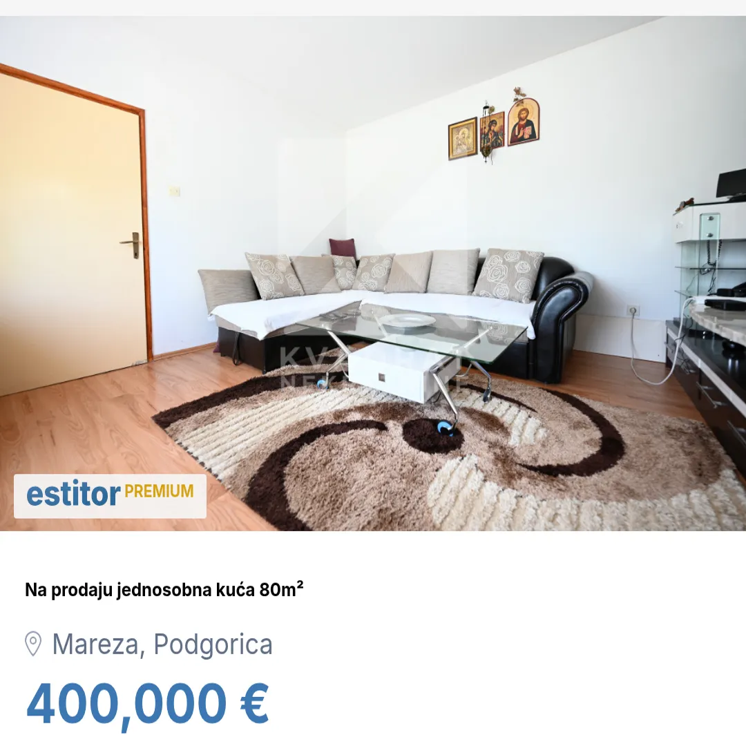 Prodaja, kuća, 80m², Mareza, Podgorica