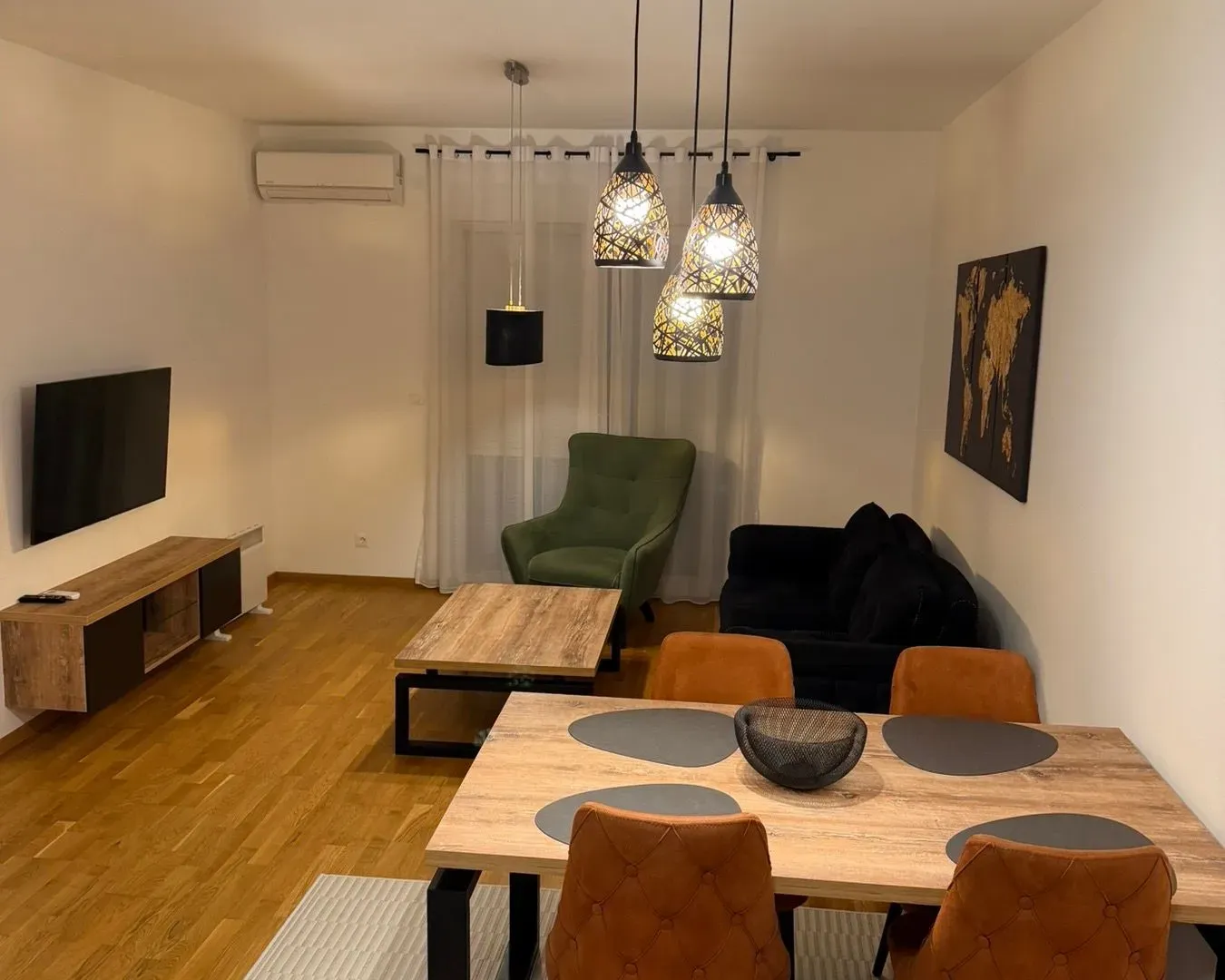 Rent, one bedroom apartment, 54m², Ljubović, Podgorica