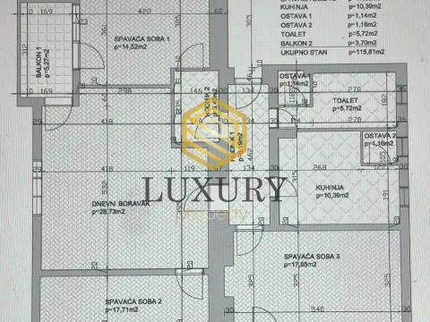 Prodaja, trosoban stan, 116m², Centar, Podgorica - image 2