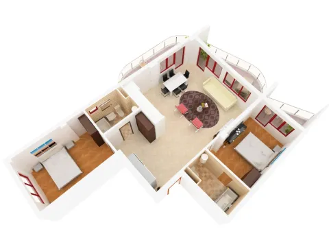 Prodaja, dvosoban stan, 120m², Bečići, Budva - image 3