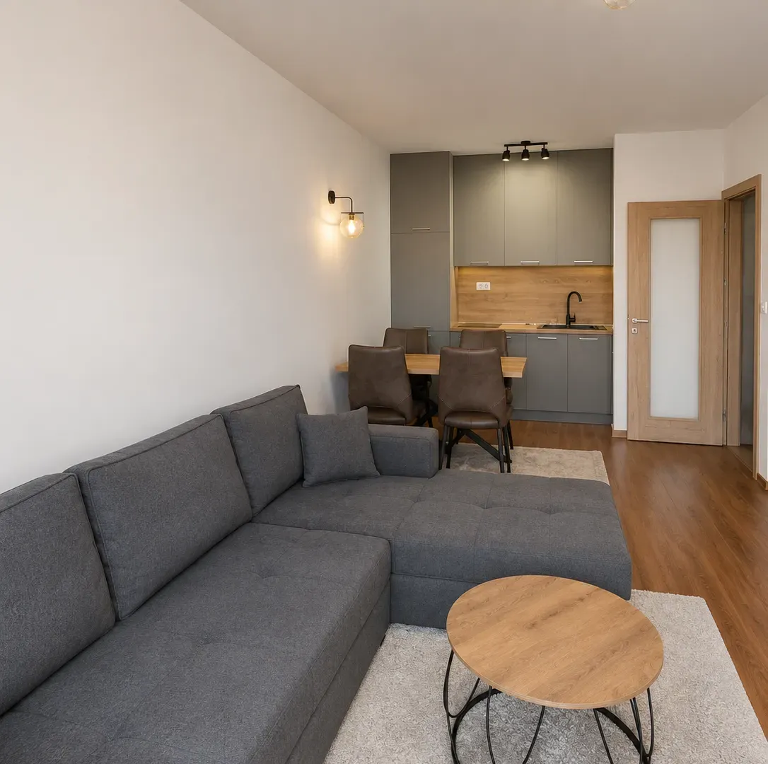 Izdavanje, jednosoban stan, 49m², Master Kvart, Podgorica