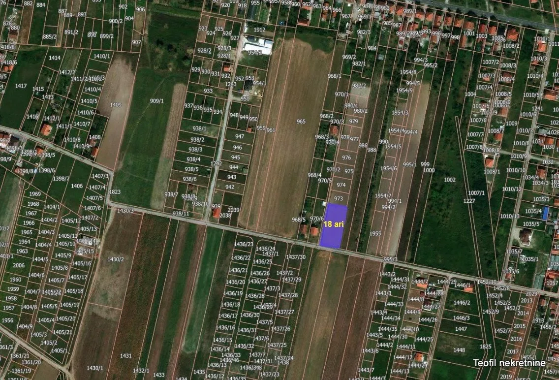 Sale, land lot, 1800m², Bečmen, Surčin