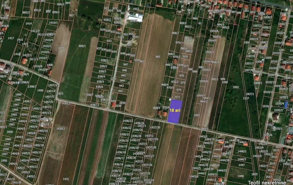 Prodaja, plac, 1800m², Bečmen, Surčin