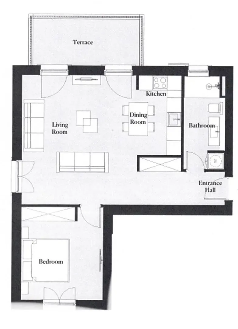 Sale, one bedroom apartment, 69m², Boka Place, Tivat