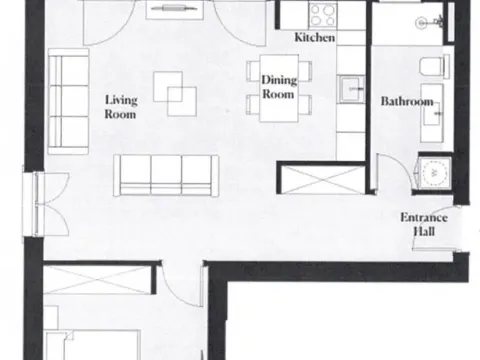 Sale, one bedroom apartment, 69m², Boka Place, Tivat - image 6