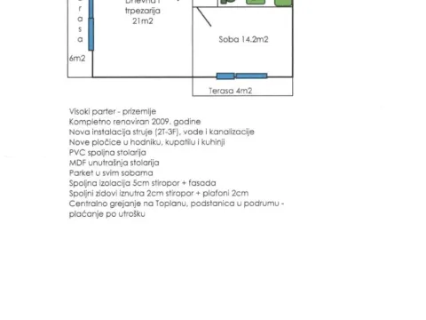 Sale, three bedroom apartment, 69m², Bečej, Novi Sad - image 9