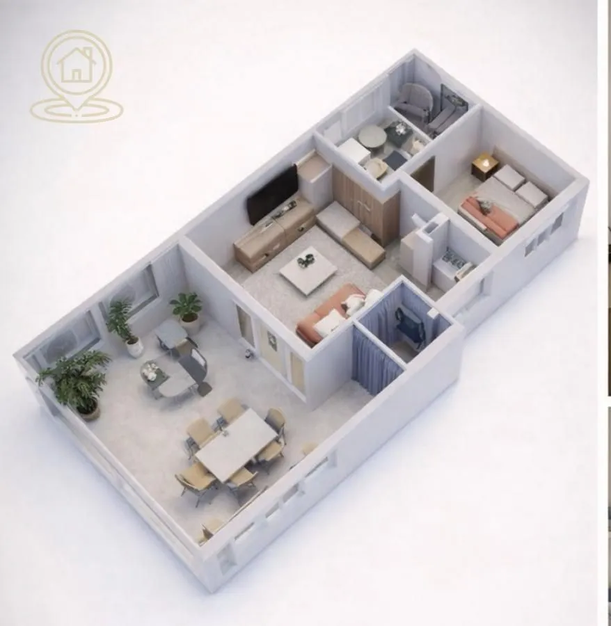 Prodaja, trosoban stan, 54m², Pantelej, Niš