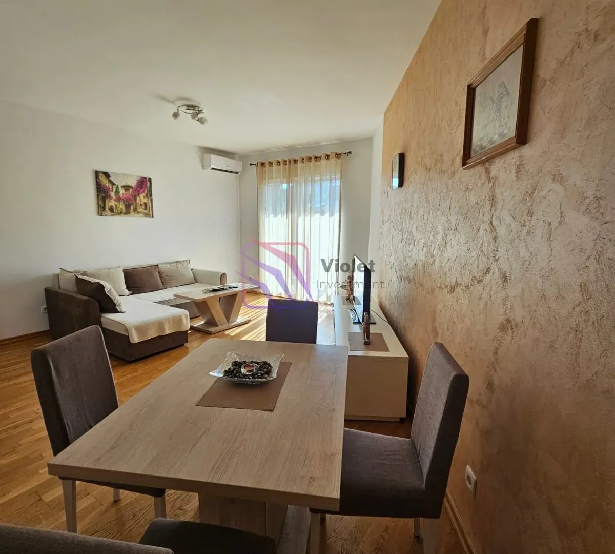 Izdavanje, jednosoban stan, 53m², Zabjelo, Podgorica