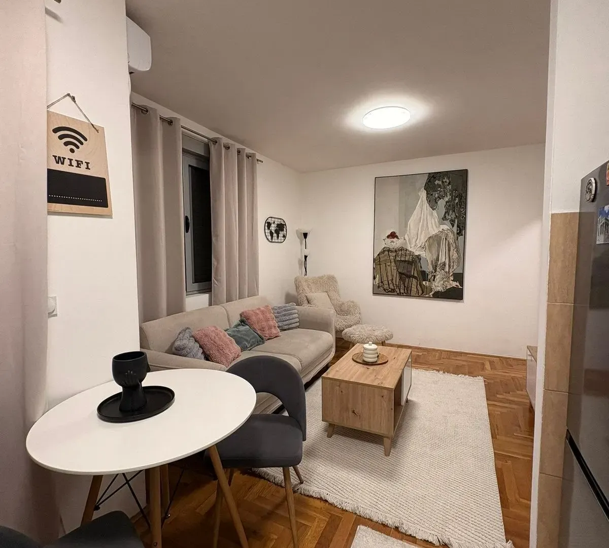 Rent, one bedroom apartment, 44m², Malo Brdo, Podgorica
