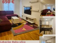 Rent, one bedroom apartment, 43m², Tološka šuma, Podgorica - image 1