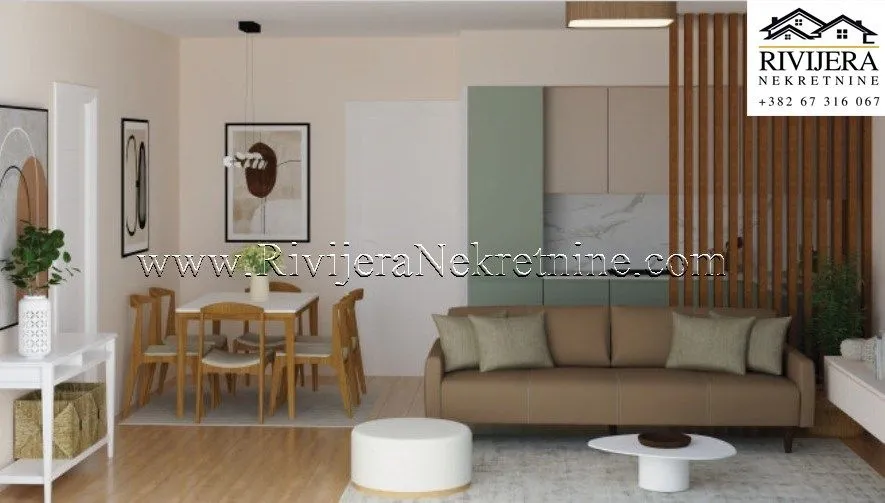 Prodaja, dvosoban stan, 74m², Kava, Tivat
