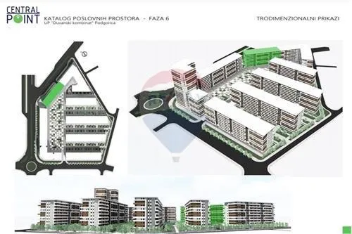Izdavanje, poslovni prostor, 167m², Central Point, Podgorica