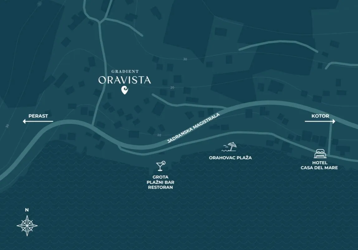 Prodaja, jednosoban stan, 41m², Orahovac, Kotor