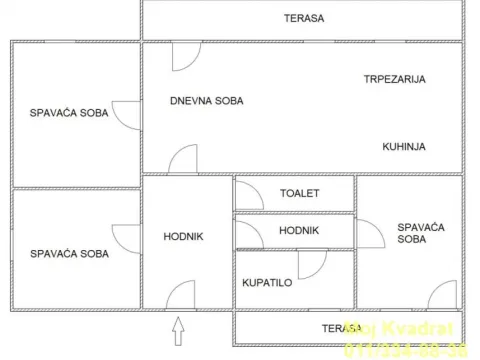 Sale, four bedroom apartment, 95m², Čukarica, Beograd - image 15