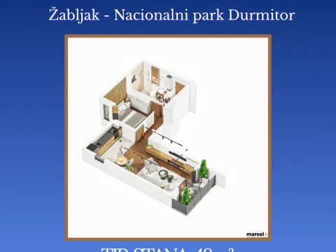 Prodaja, dvosoban stan, 48m², Žabljak II, Žabljak - image 16