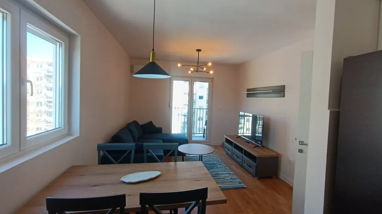 Rent, one bedroom apartment, 43m², Pobrežje, Podgorica