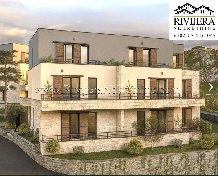 Prodaja, dvosoban stan, 61m², Orahovac, Kotor