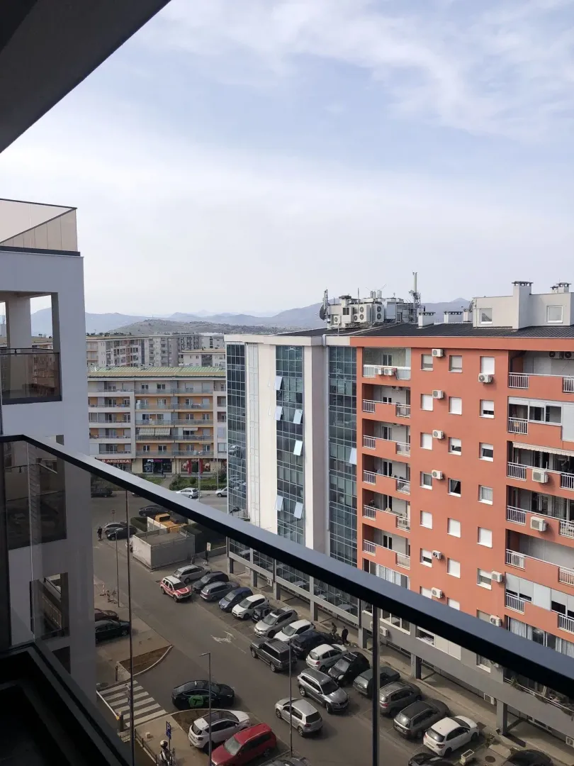 View from the balcony of the city.