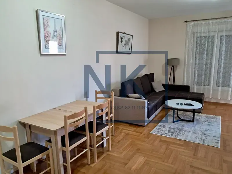 Rent, one bedroom apartment, 52m², Pobrežje, Podgorica