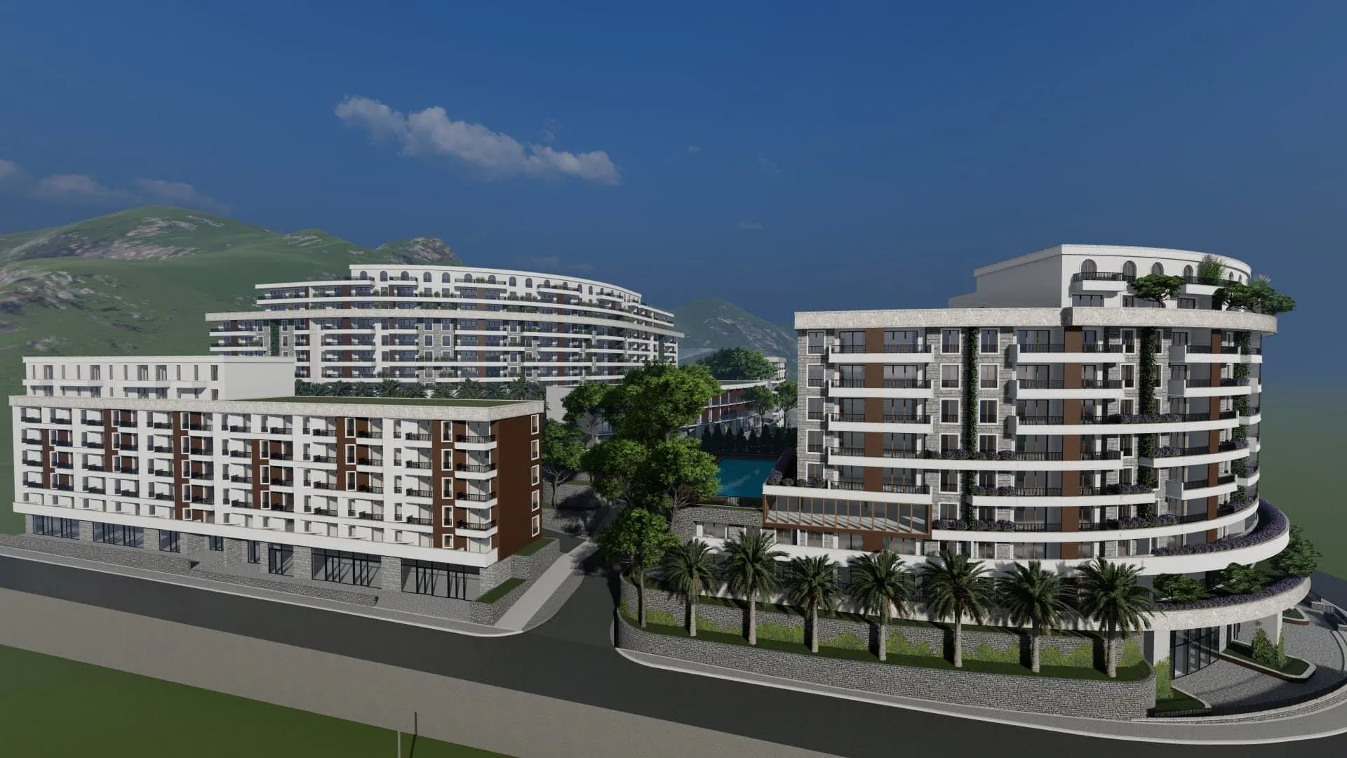 Sale, two bedroom apartment, 42m², Bečići, Budva