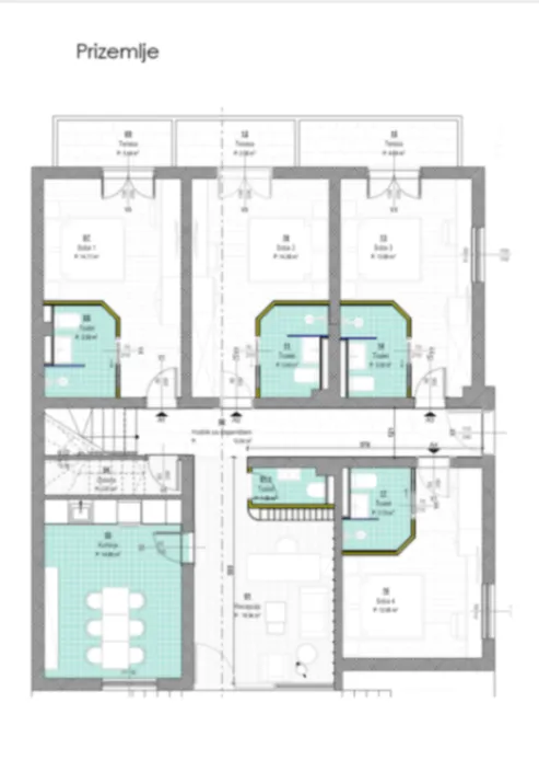 Rent, office space, 110m², Đenovići, Herceg Novi