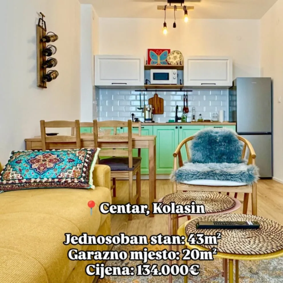 Sale, one bedroom apartment, 43m², Centar, Kolašin