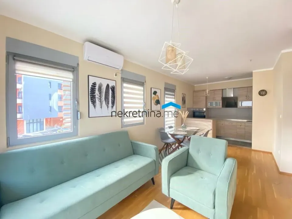 Rent, two bedroom apartment, 65m², Blok 9, Podgorica
