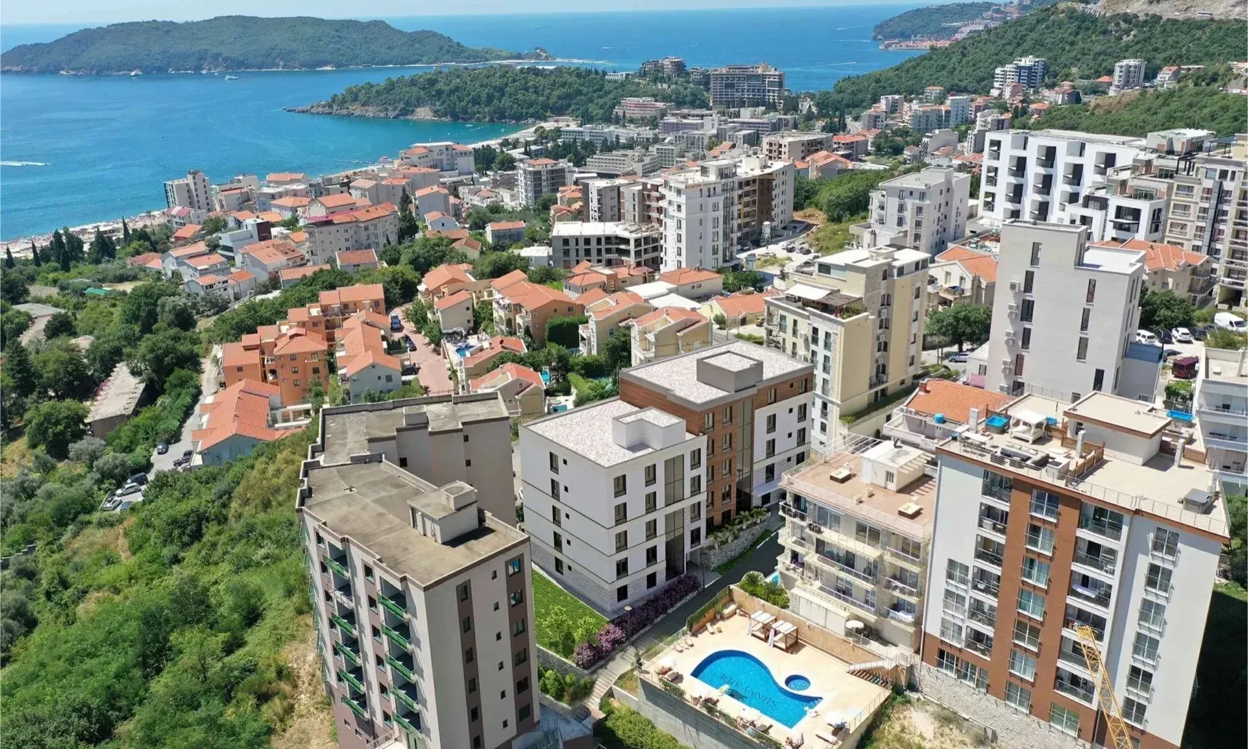 Sale, one bedroom apartment, 43m², Bečići, Budva