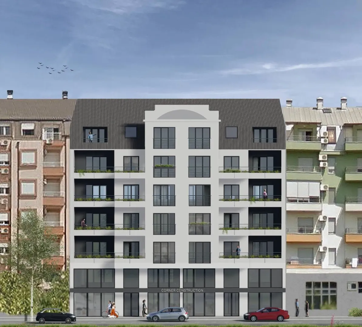 Prodaja, jednosoban stan, 53m², Krivi Most, Podgorica