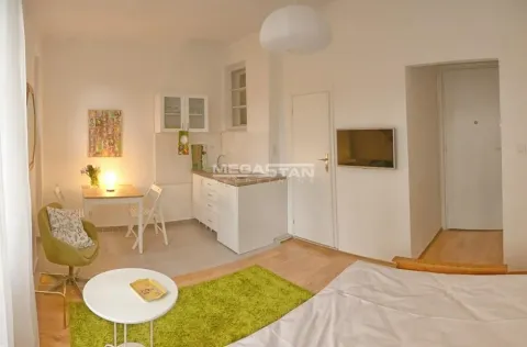 Dnevni boravak sa garniturom i malom kuhinjom u pozadini. - image 6