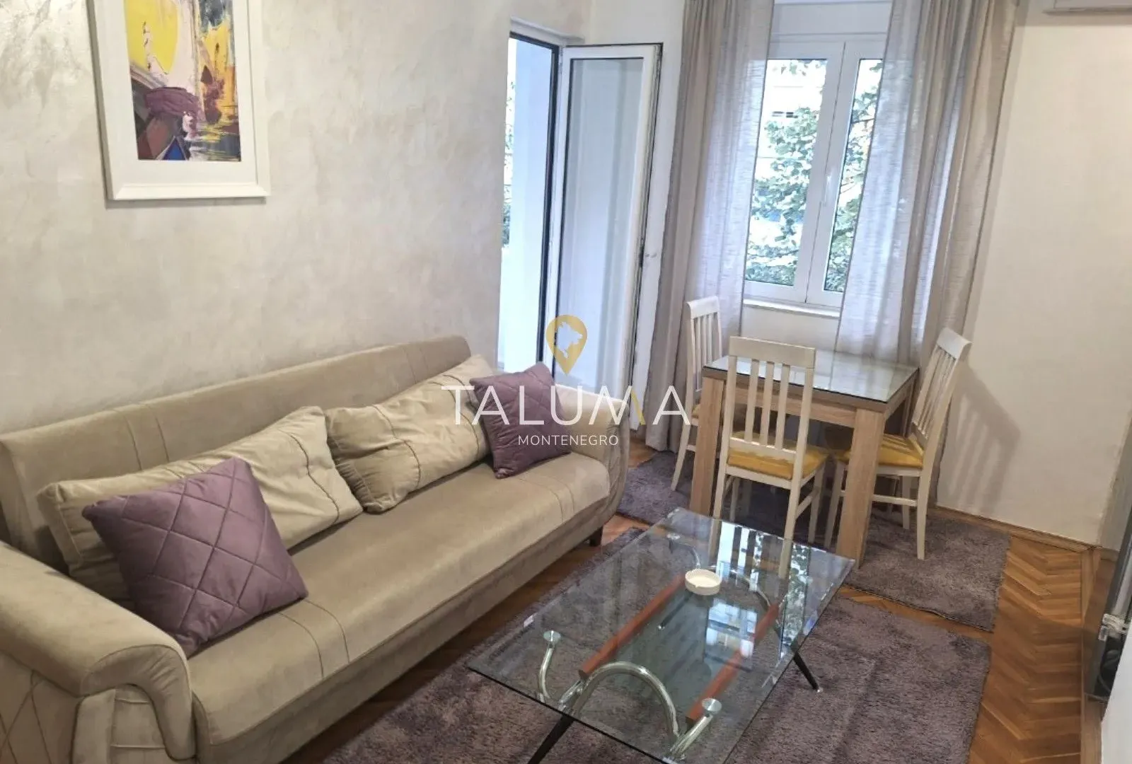Izdavanje, jednosoban stan, 38m², Centar, Podgorica