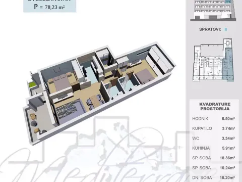 Sale, apartment, 65m², Ulcinj, Crna Gora - image 9