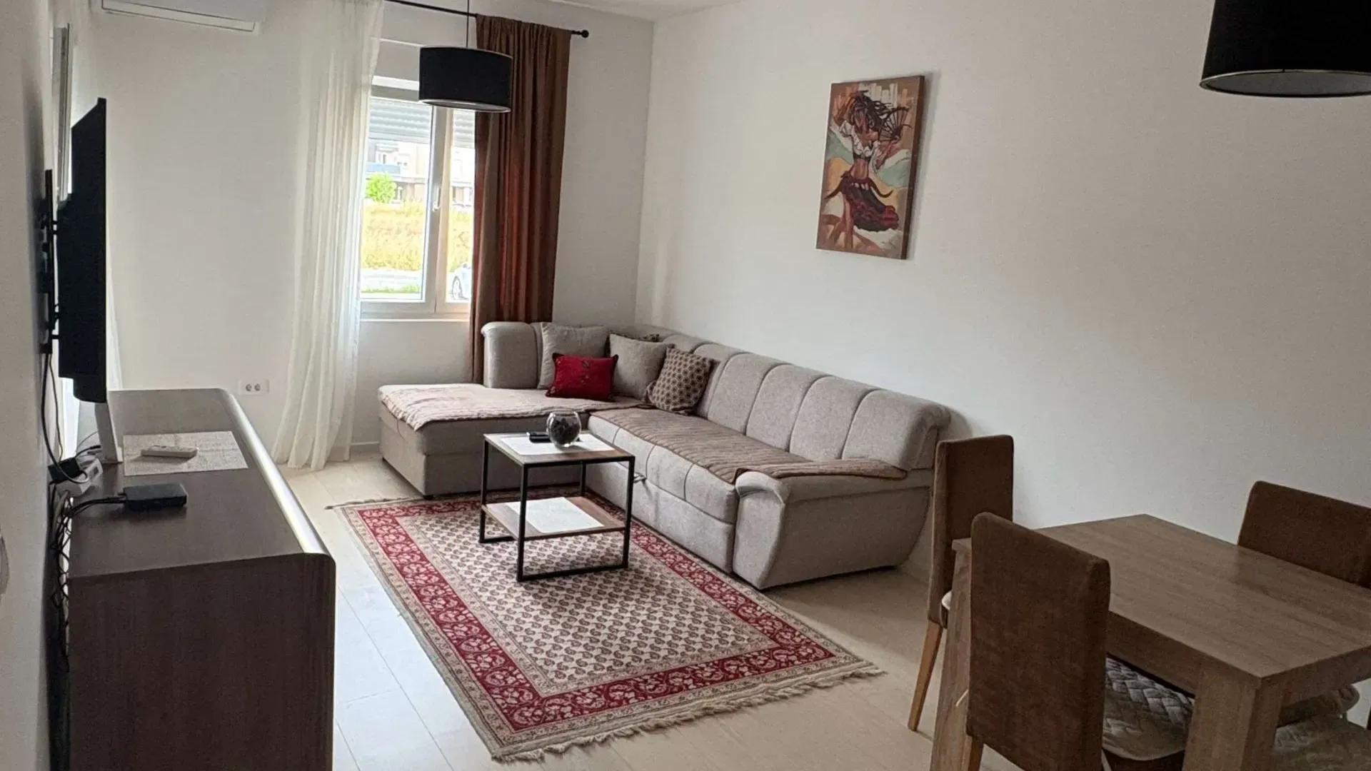 Rent, one bedroom apartment, 46m², Zabjelo, Podgorica