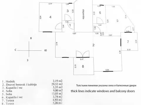 Prodaja, dvosoban stan, 72m², Tivat, Crna Gora - image 13