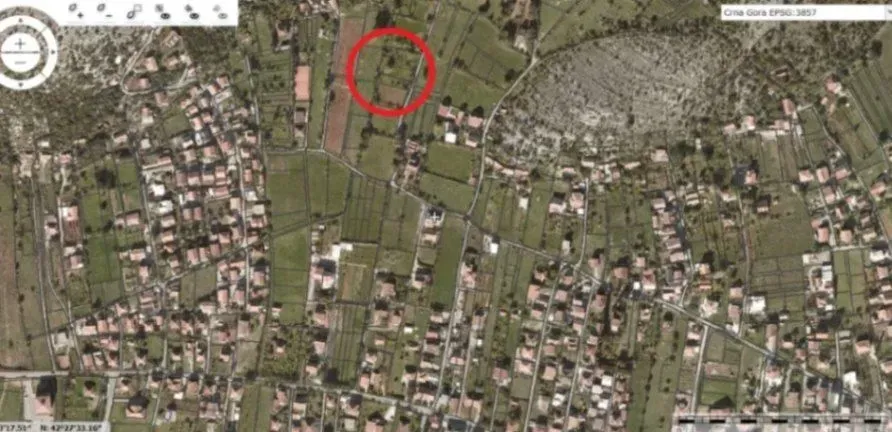 Prodaja, plac, 1357m², Tološi, Podgorica