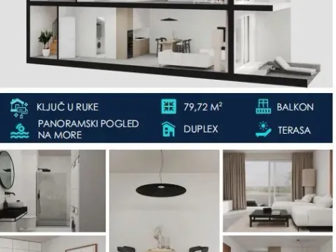 Sale, one bedroom apartment, 79m², Tivat, Crna Gora - image 11