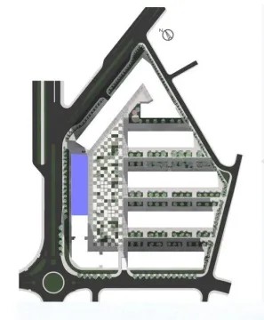 The plot map shows the layout of the buildings and surrounding area. - image 6