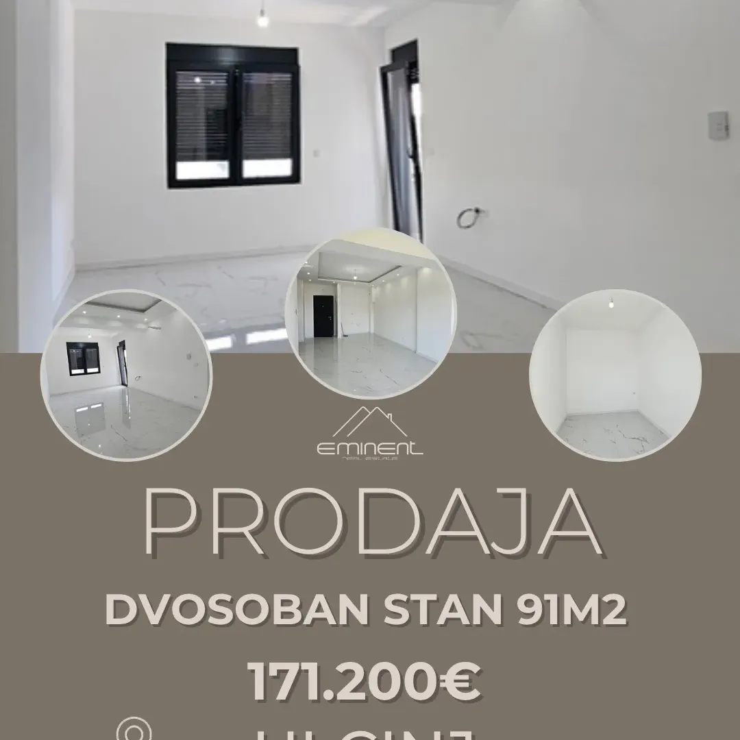 Prodaja, dvosoban stan, 91m², Centar, Ulcinj