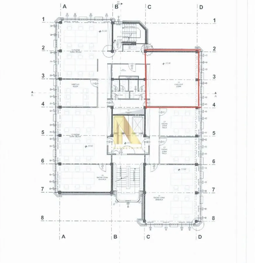 Rent, office space, 320m², Salajka, Novi Sad Sve Podlokacije